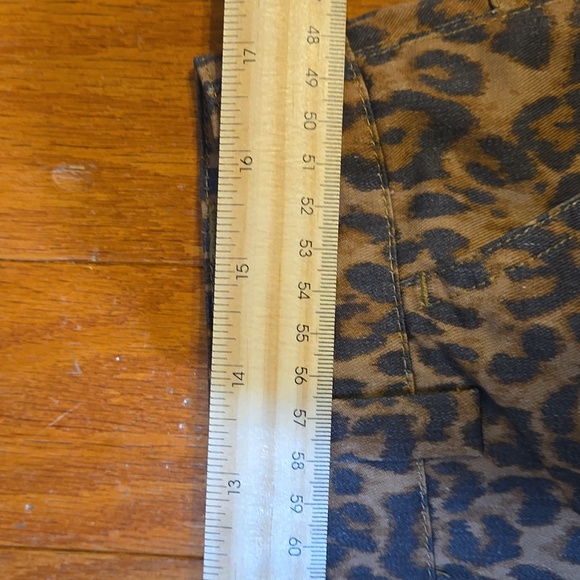 Noisy May Women’s Brown Leopard Print Straight Leg Pants | Size Large | NWOT - Picture 6 of 11